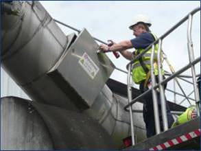 COSHH assessment of LEV mechanical inspection of LEV on a bag machine by EPM