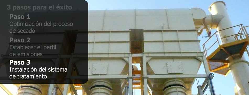 Paso 3 - Instalación del sistema de tratamiento