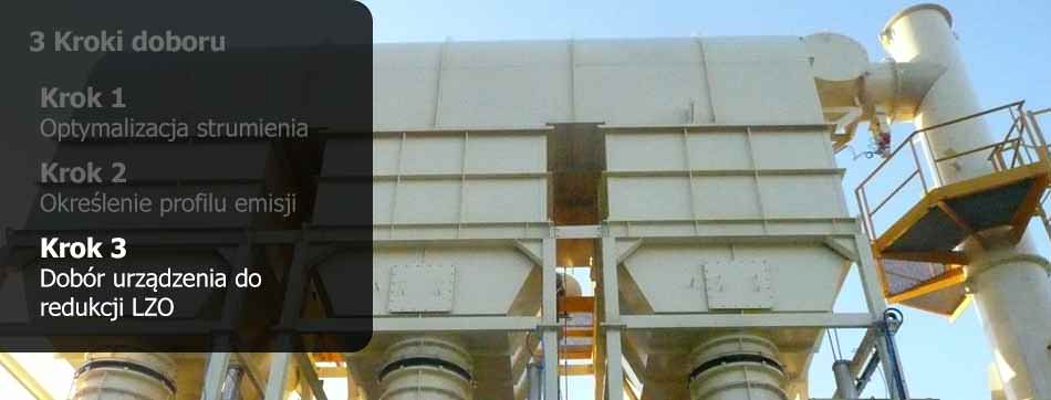 Krok 3 - Dobór urządzenia do redukcji LZO