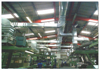 A central header duct with bypass exhausts by EPM